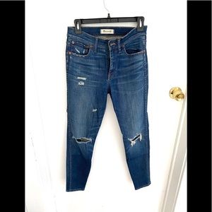 9inch high riser skinny skinny jeans